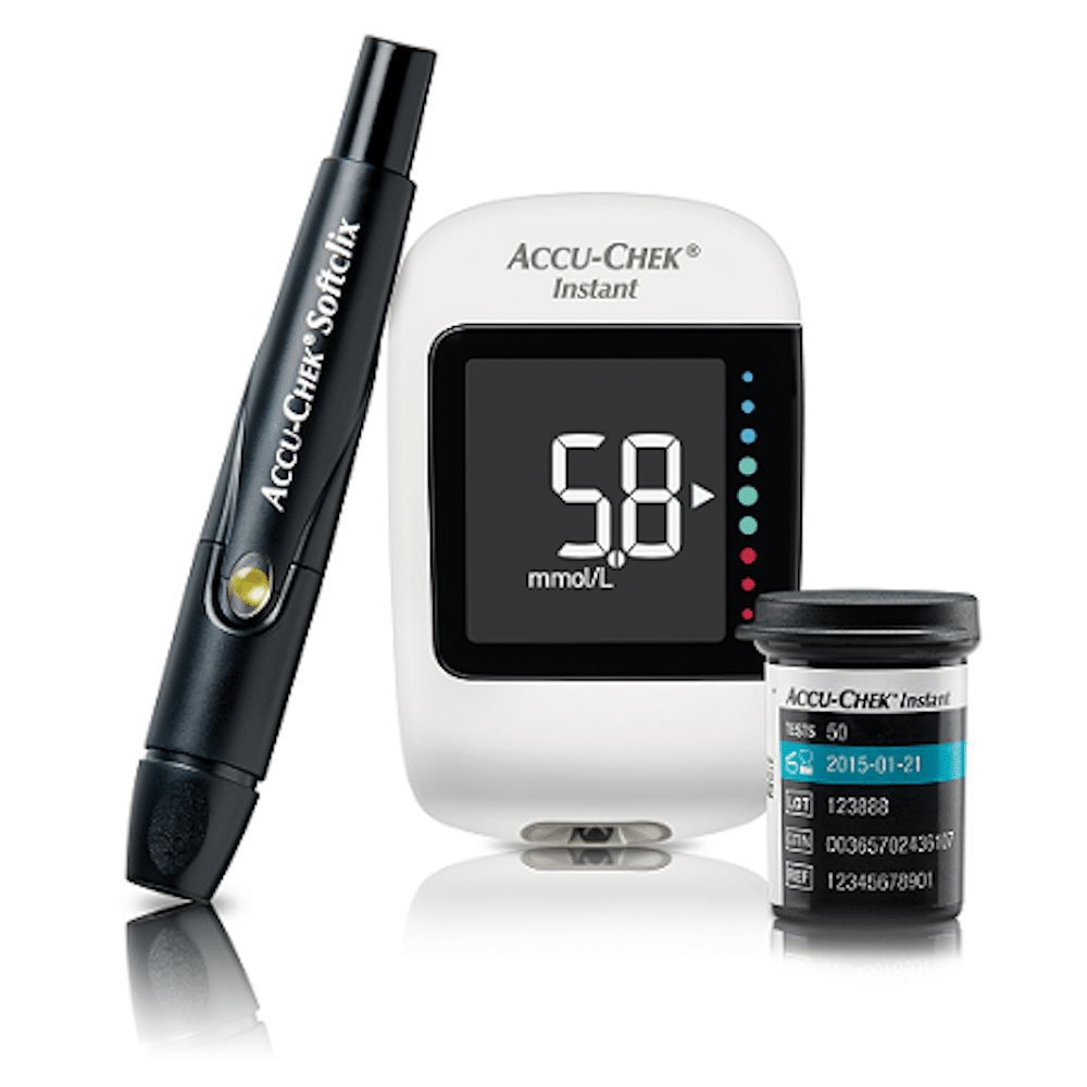 Глюкометр Accu-Chek Instant з ручкою-прокалювачем та тест-смужками
